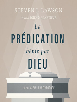 cover image of La prédication bénie par Dieu